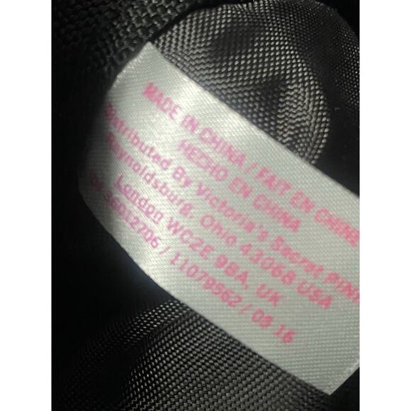 Victoria Secret Pink Lg Backpack Purple/blk - Picture 11 of 11